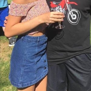 Forever 21 Jean Skirt juniors